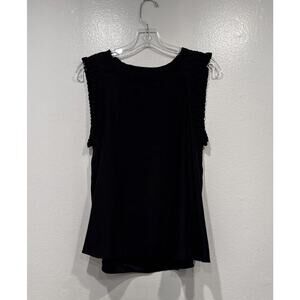 Cinq A Sept Lenore Silk Top Women’s Size Medium Sleeveless Ruffe Tank Capsule